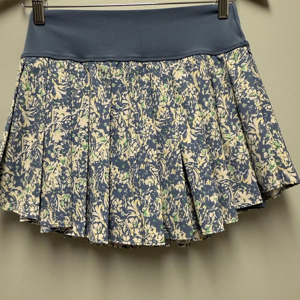 OFFLINE By Aerie Real Me Pleated Tennis Skirt Blue Size Medium